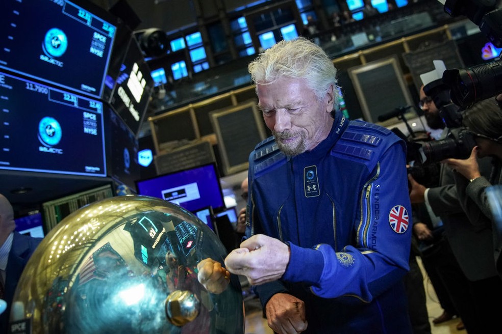 Richard Branson, dono da Virgin Galactic — Foto: Getty Images