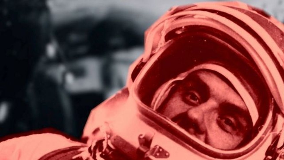 No auge da Guerra Fria, duas superpotências competiam para que um de seus homens fosse o primeiro a pisar na Lua — Foto: Getty Images