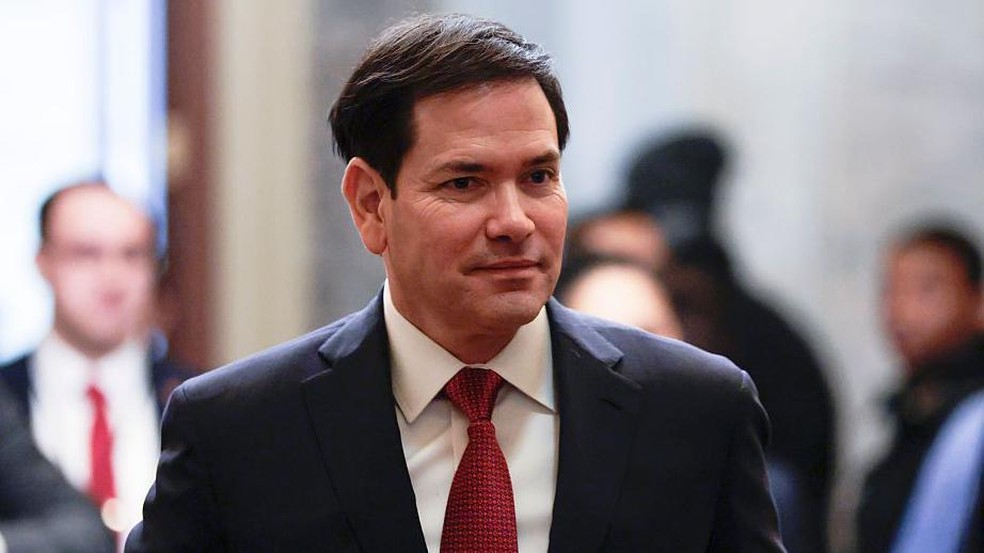 Marco Rubio está no centro dos planos do governo americano em relação à Venezuela — Foto: BBC News fonte