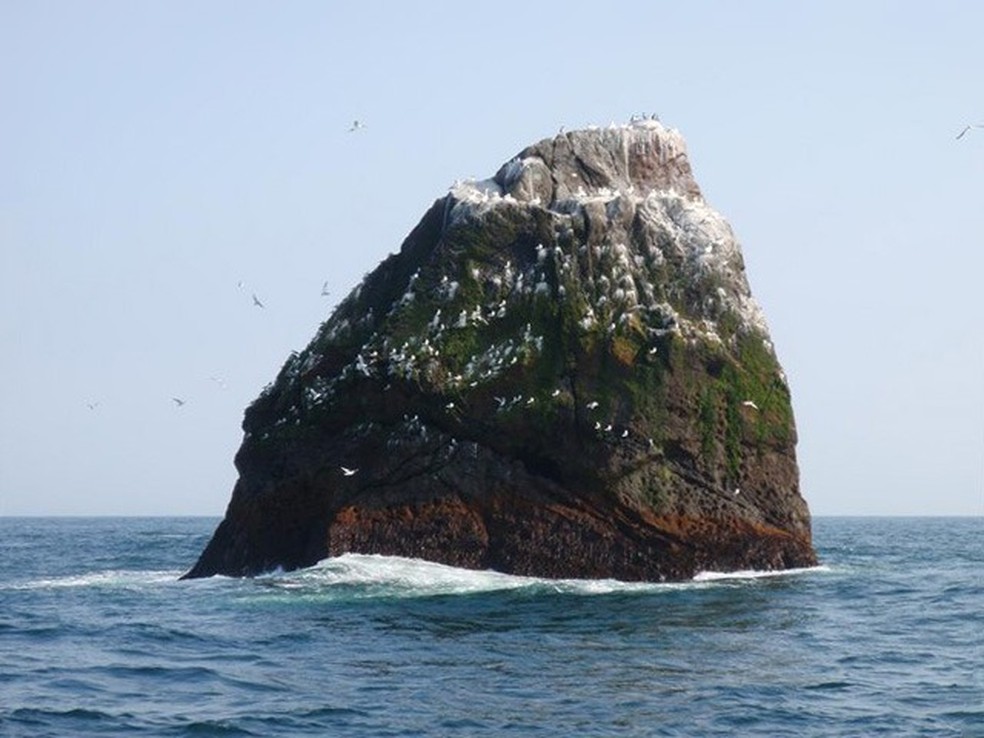 Ilha de Rockall — Foto: Reprodução