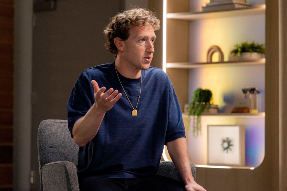 Mark Zuckerberg, CEO da Meta — Foto: Getty Images