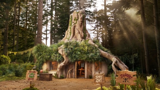 Pântano do Shrek: casa ficará disponível no Airbnb para hospedagem gratuita