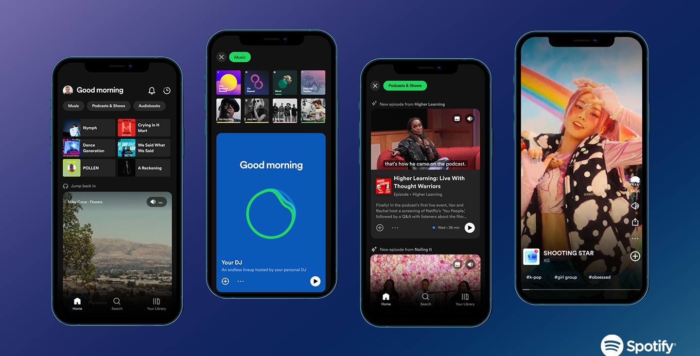Spotify muda visual e adota tela em estilo que mistura TikTok e Instagram