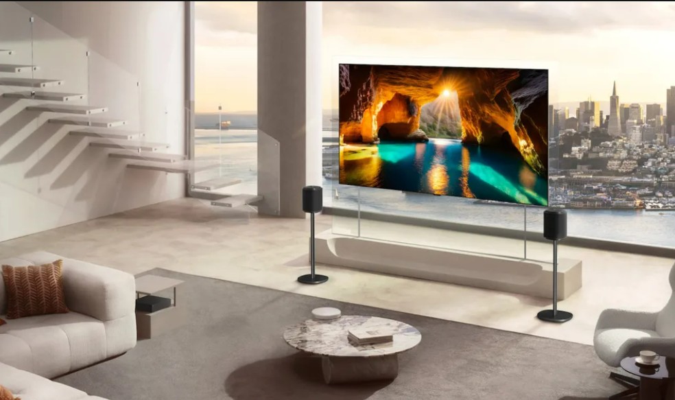 TV Oled sem fio LG Wallpaper — Foto: Divulgação