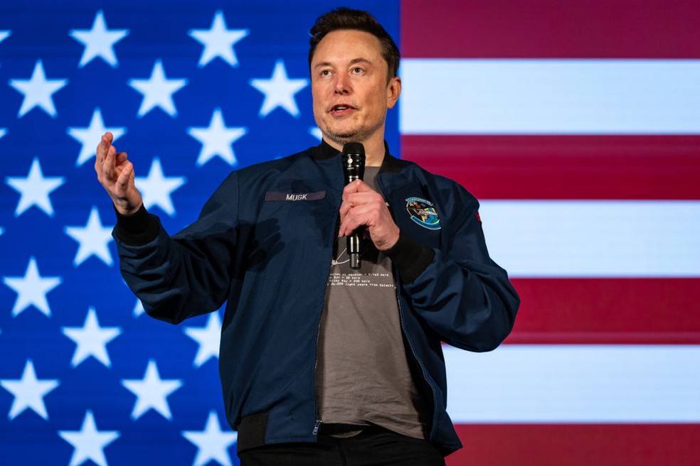 Elon Musk, dono da Tesla — Foto: Getty Images