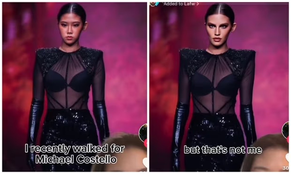 Modelo de origem taiwanesa afirma que seu rosto foi alterado ...
