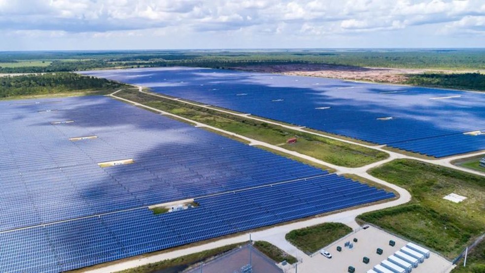 Babcock Ranch é primeira cidade inteiramente movida a energia solar dos Estados Unidos — Foto: Getty Images via BBC