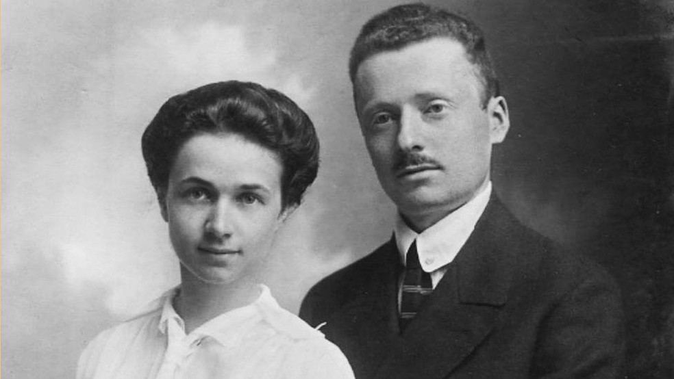 Os avós de Antony, Hildegarde e Rudolf Eisner — Foto: BBC News fonte