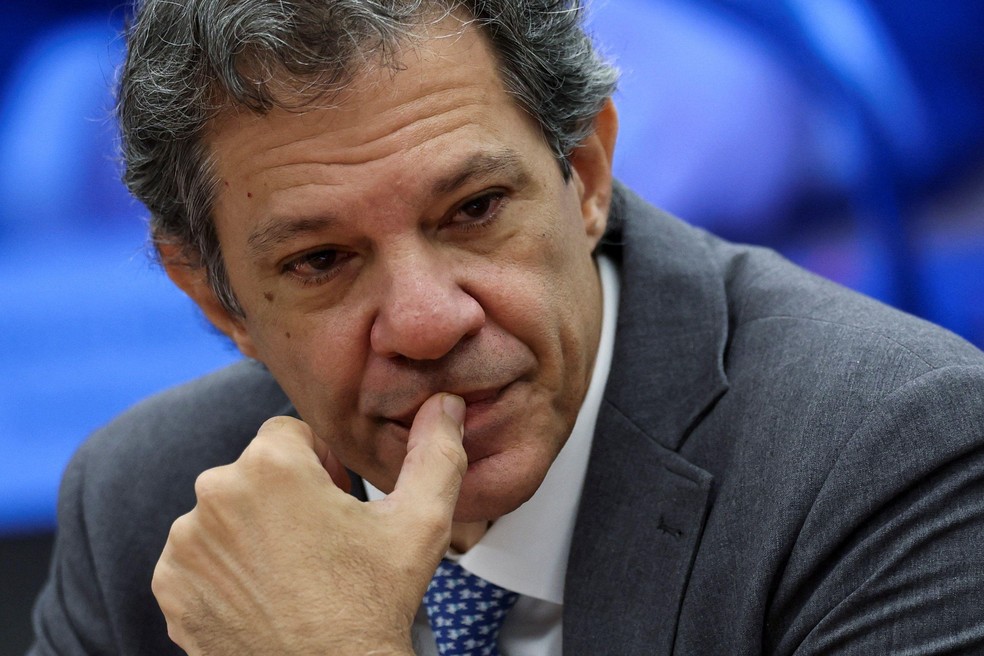 O ministro da Fazenda, Fernando Haddad; projeto é uma das prioridades da agenda econômica do governo — Foto: BBC News fonte