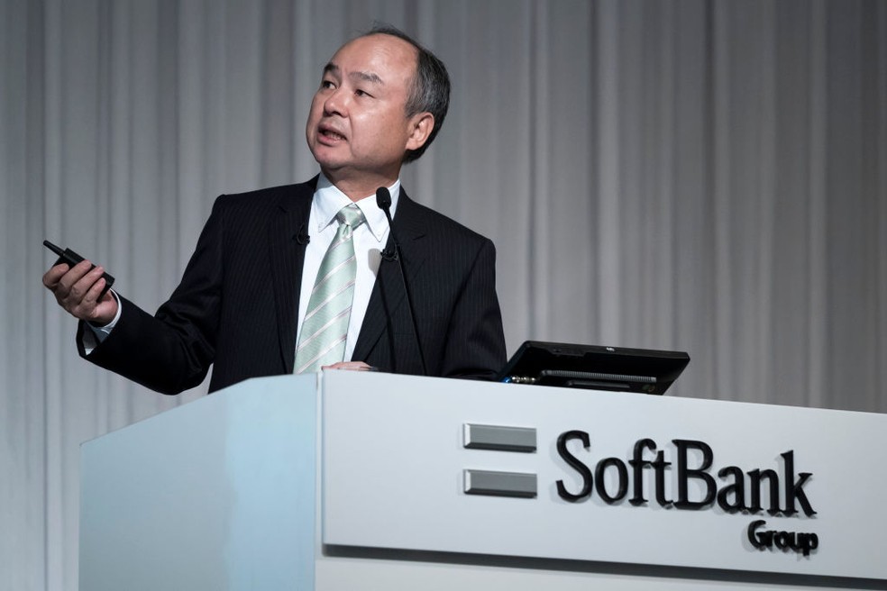 Masayoshi Son, fundador e CEO da SoftBank — Foto: Getty Images