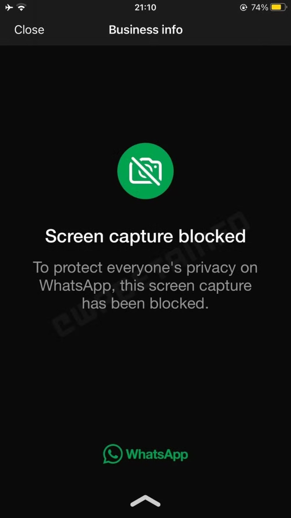 WhatsApp vai bloquear opção de fazer prints em fotos de contatos ...