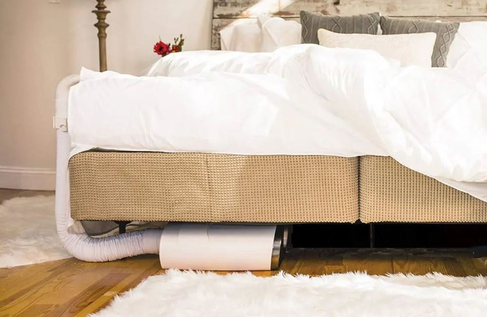 BedJet esfria ou aquece a cama com jato de ar — Foto: BedJet