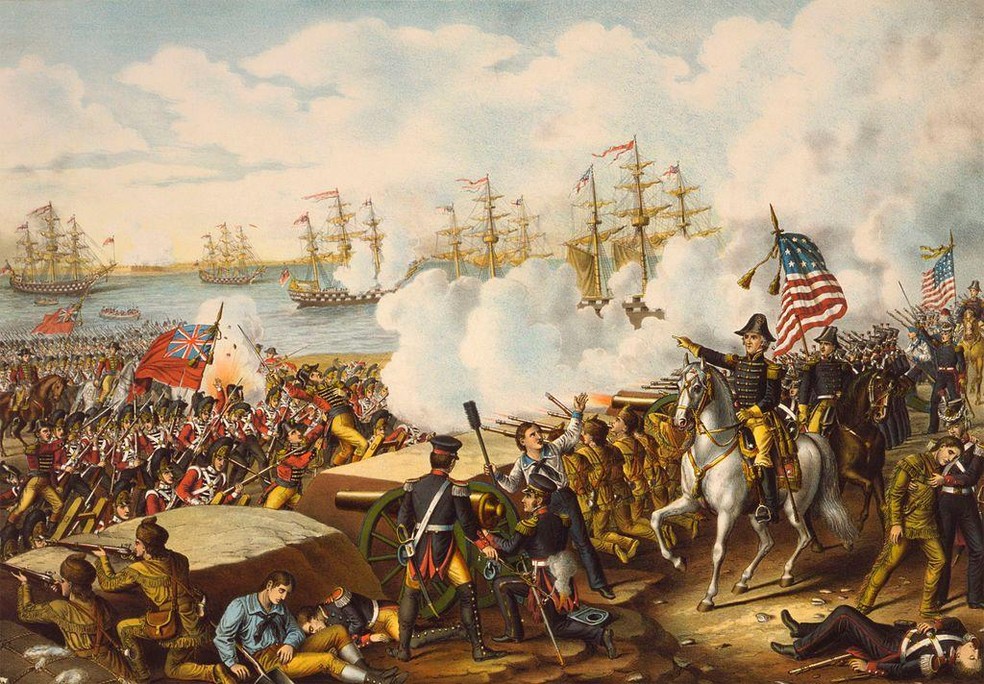 No século XIX, os Estados Unidos se concentraram na expansão do seu território — Foto: BBC News fonte