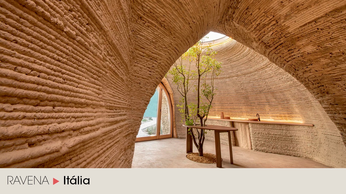 'Casas impressas em 3D com terra: empresa italiana inova no mercado'