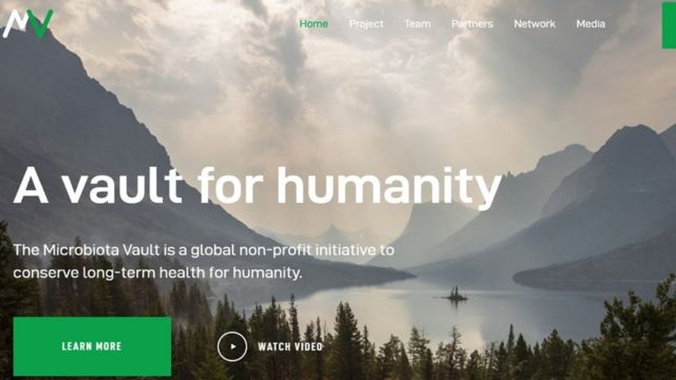 No site oficial, a iniciativa fala em criar um 'cofre para a humanidade' — Foto: Divulgação