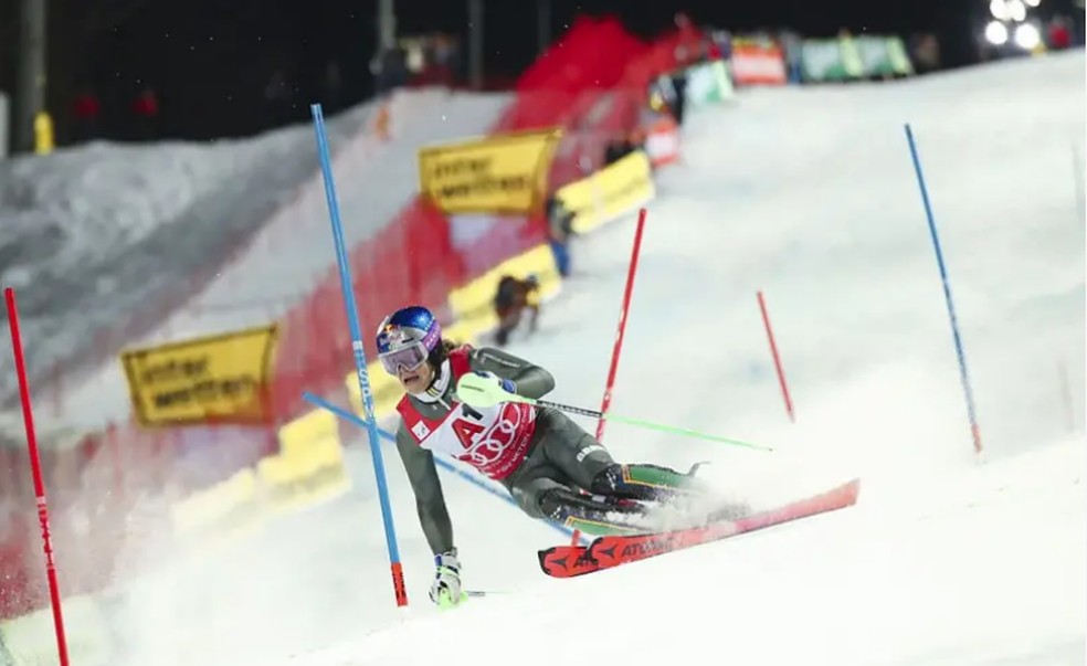 O atleta de slalom e slalom gigante chegou a anunciar sua aposentadoria em 2023 — Foto: Getty Images via BBC News