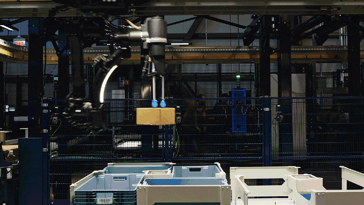 Imagem ilustrativa de Amazon revela robô Bluejay que pode substituir milhares de trabalhadores em armazéns.