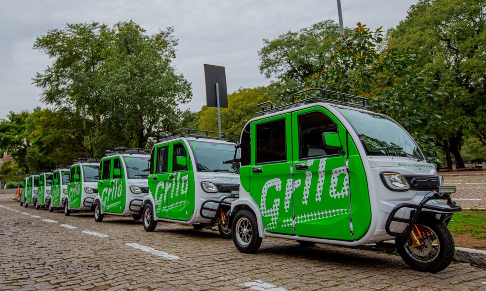 Startup de triciclos elétricos, Grilo Mobilidade, chega nesta quinta-feira em São Paulo — Foto: Divulgação