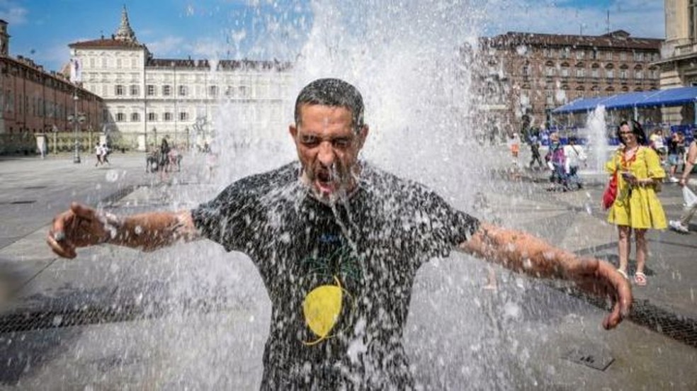 Itália aumenta número de cidades em alerta vermelho por conta do calor extremo — Foto: Getty Images