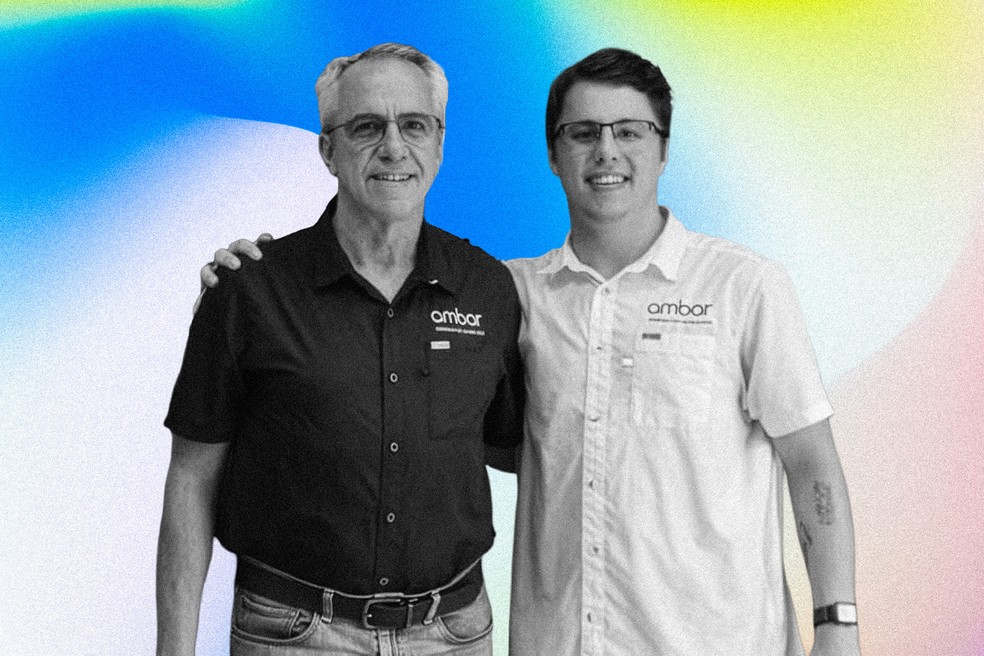 Mauro e Diego Landi, líderes na Ambar Tech — Foto: Divulgação/Ambar Tech