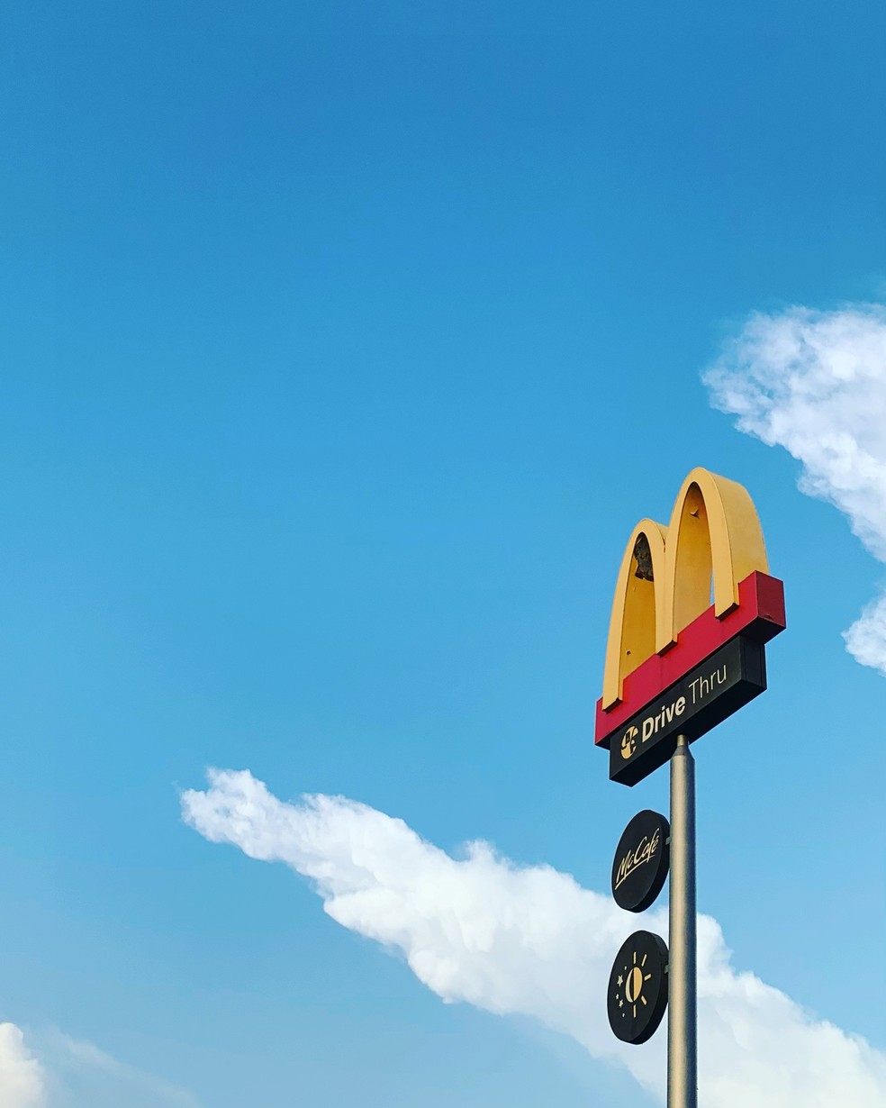 McDonald's está ganhando participação de mercado "em todas as faixas de renda — Foto: Pexels