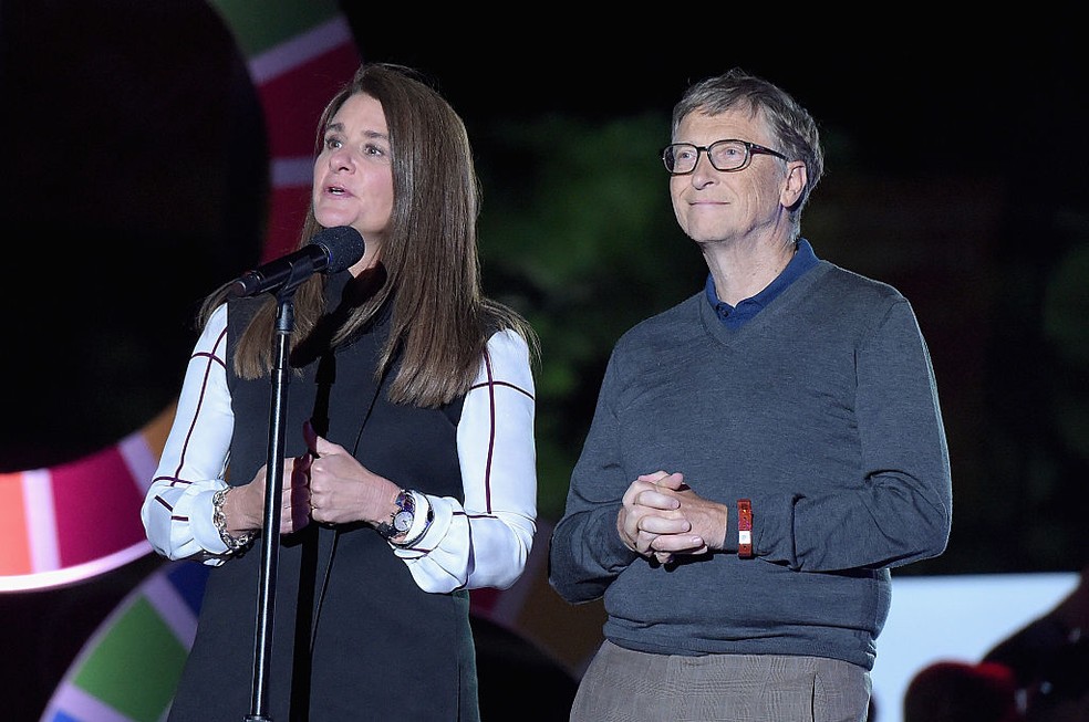 Melinda e Bill Gates — Foto: Getty Images
