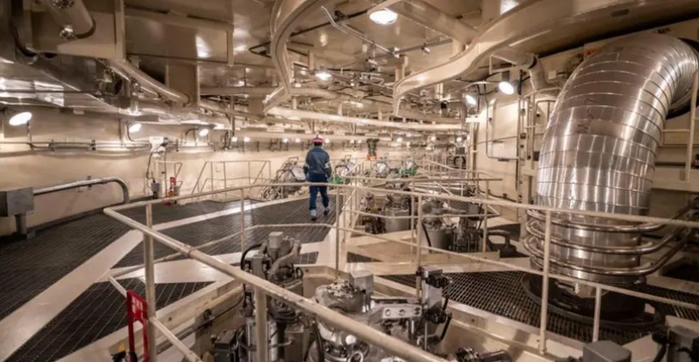 Apenas um dos sete reatores da usina de Kashiwazaki-Kariwa está sendo religado por enquanto — Foto: Getty Images via BBC News