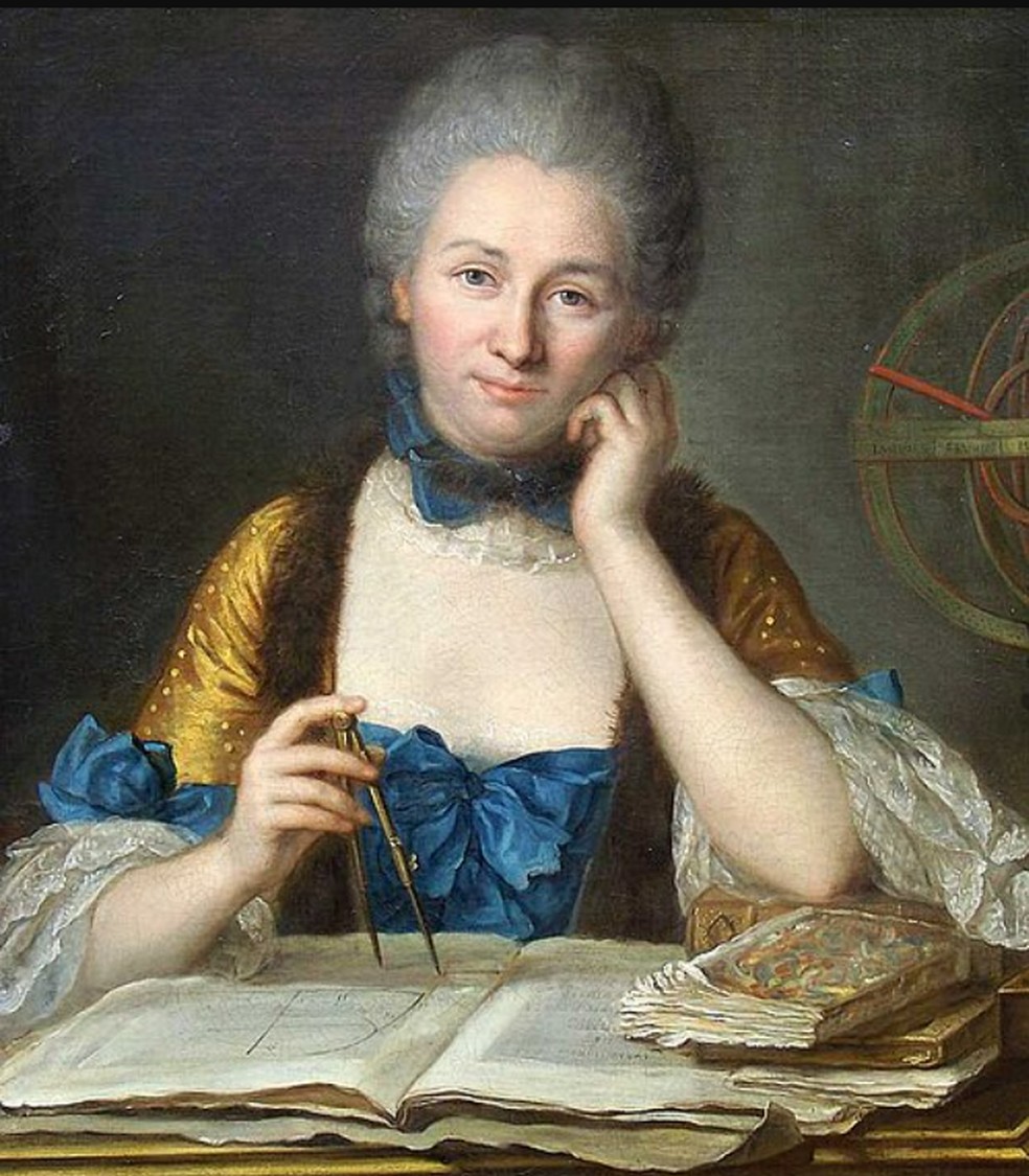 Émilie du Châtelet teve uma contribuição fundamental para a aceitação da física de Newton — Foto: Wikipedia