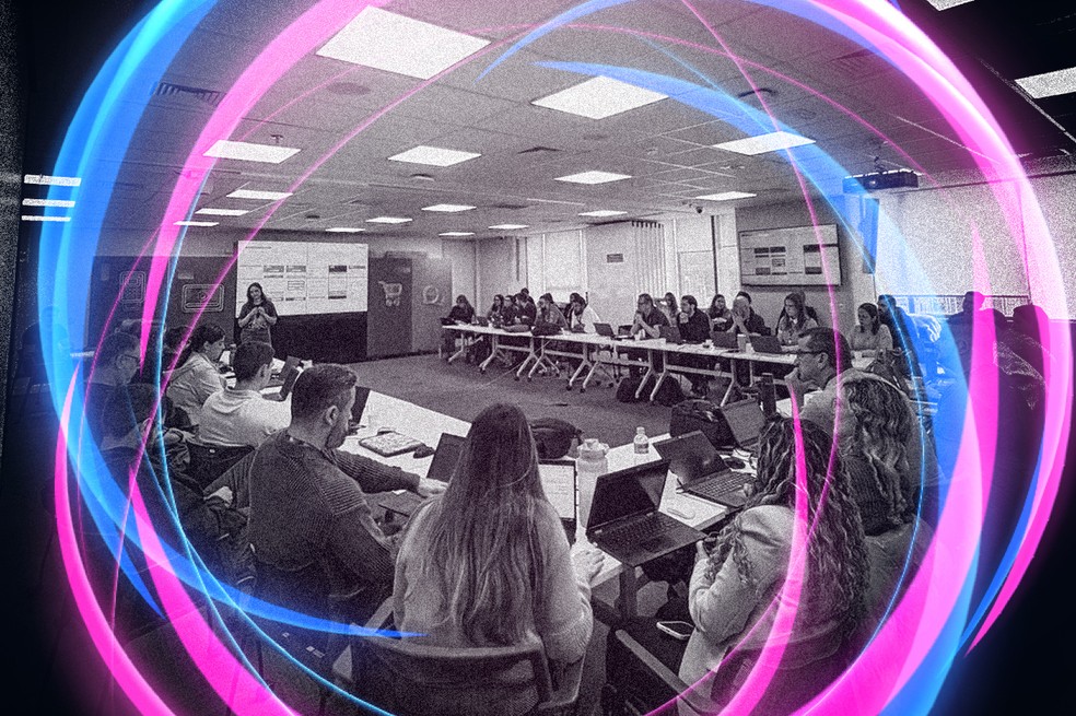 Reunião de projetos na Cielo — Foto: Divulgação