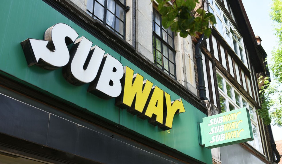 A Subway fechou acordo para ser vendida à empresa de private equity Roark Capital  — Foto: Getty Images