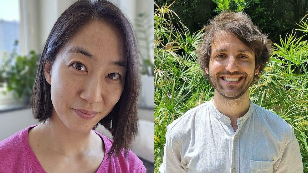 Jennifer Svedberg-Yen e Guillaume Broche assumiram várias responsabilidades diferentes na criação do jogo — Foto: BBC News fonte