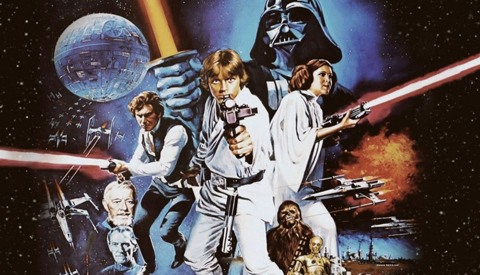 Pôster original de star wars — Foto: Divulgação