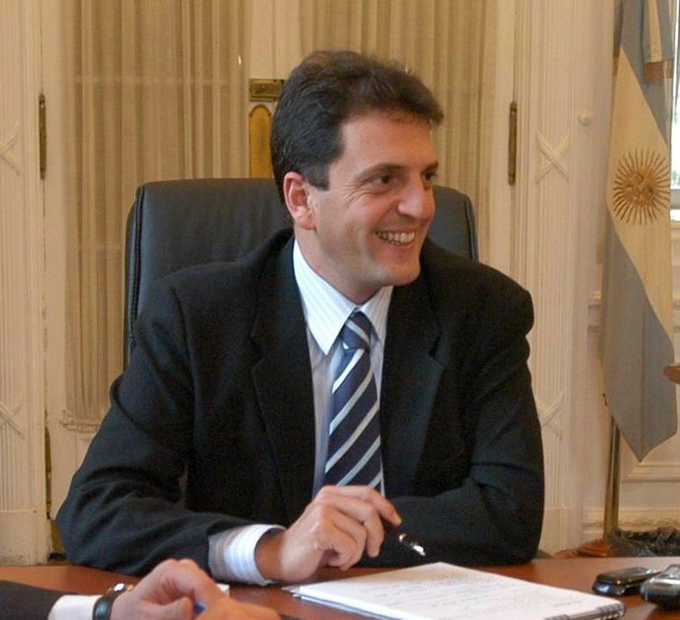 Sergio Massa, ministro da Economia da Argentina, anuncia redução na quantidade de contribuintes do Imposto de Renda em janeiro — Foto: Wikimedia Commons