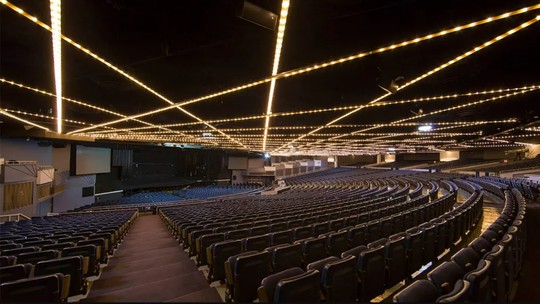 O que é o Infosys Theater, espaço que vai abrigar ensaio do casamento de Taylor Swift nesta sexta-feira (3) O que é o Infosys Theater, espaço que vai abrigar ensaio do casamento de Taylor Swift nesta sexta-feira (3)
