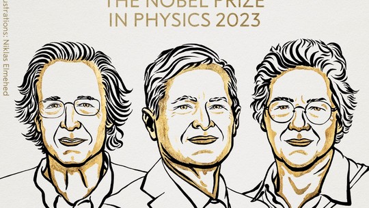 Nobel de Física vai para trio que decifrou movimentos dos elétrons em frações de segundos
