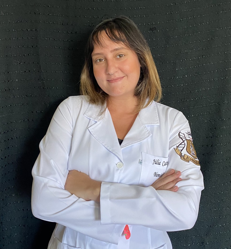 A pesquisadora Júlia Castro é doutoranda em Imunologia pela USP — Foto: Arquivo Pessoal