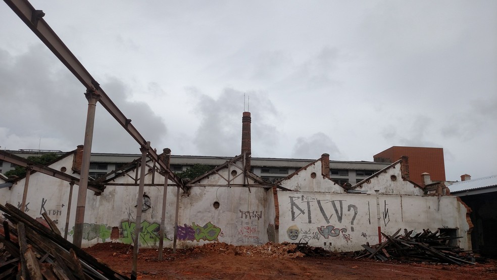 Fábrica de tecidos abandonada deu lugar ao ONovoLab, hub em São Carlos (SP) — Foto: Divulgação
