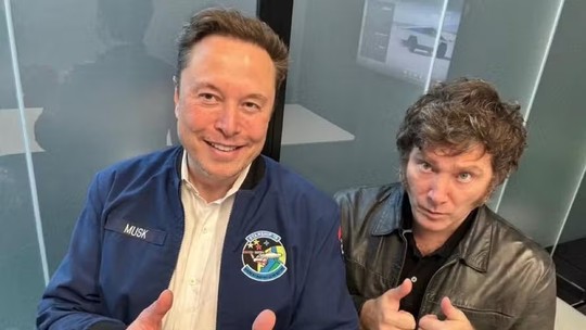 Javier Milei viaja aos EUA e terá encontro com Elon Musk na segunda-feira