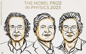 Nobel de Física vai para trio que decifrou movimentos dos elétrons em frações de segundos