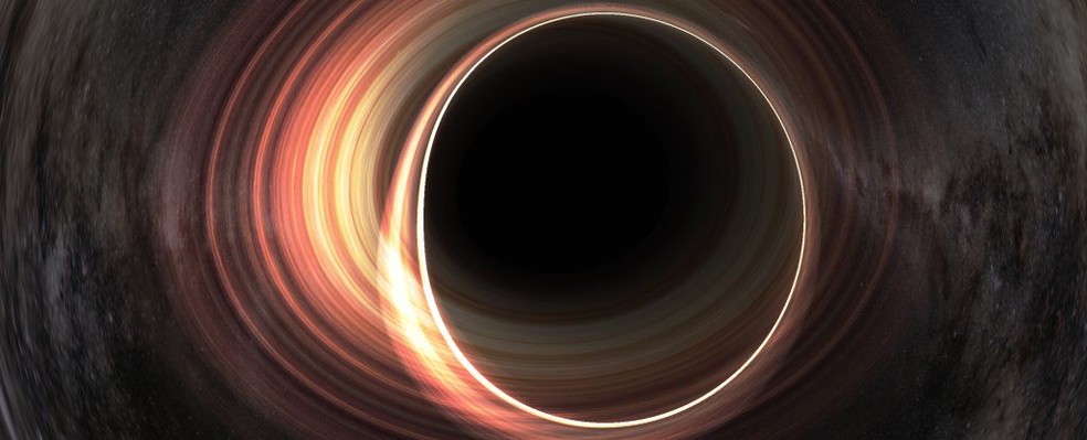 Raios de luz são emitidos de buraco negro desenvolvido em laboratório — Foto: Yukterez/Wikimedia Commons, CC BY-SA 4.0