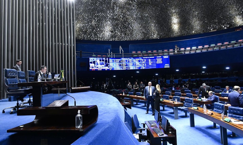 Senado inicia votação da proposta de emenda à Constituição (PEC) chamada de PEC da Transição — Foto: Foto: Waldemir Barreto/Agência Senado