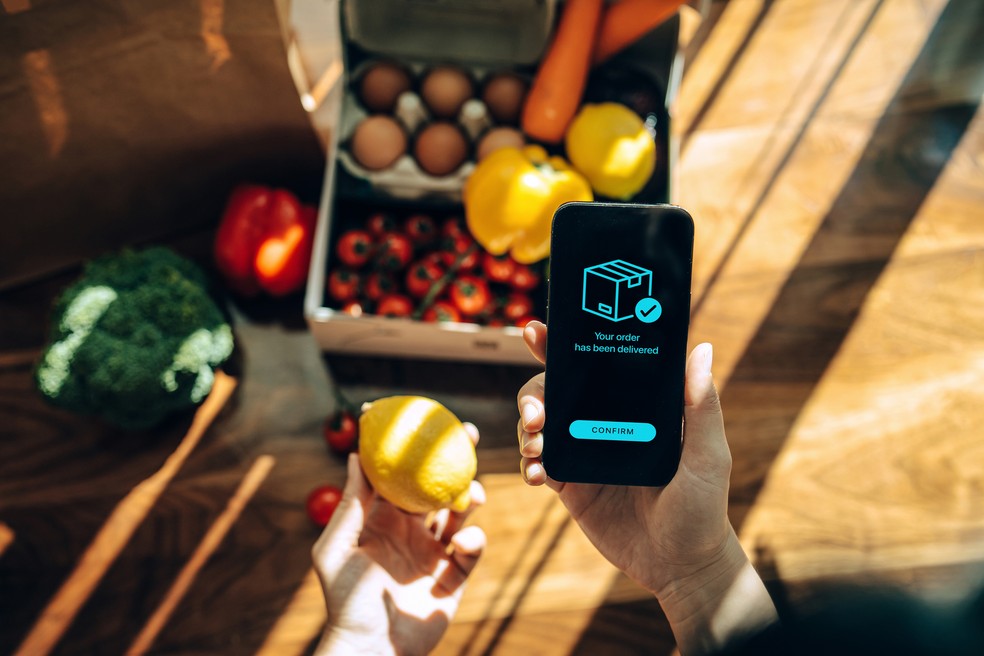 Startup de entrega de supermercado Instacart dispara em estreia na Nasdaq — Foto: Getty Images