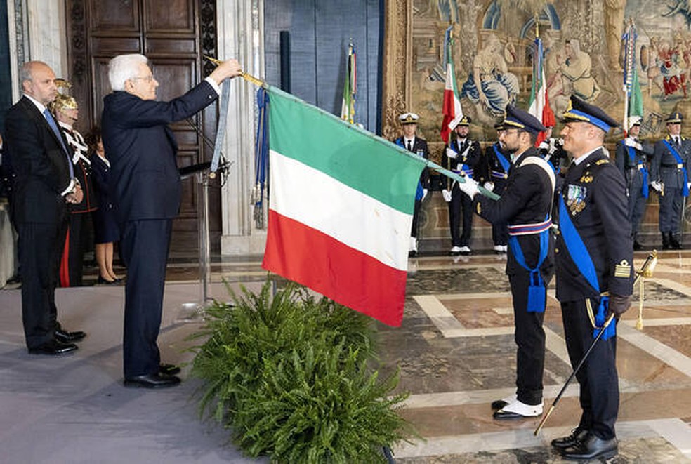 Presidente italiano entregou medalhas em Roma  — Foto: ANSA