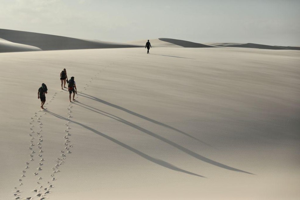 Lençóis maranhenses é parte da Rota das Emoções — Foto: BBC News fonte