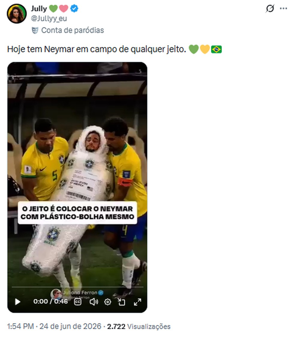 #NeyDay: retorno de Neymar à seleção nesta quarta gera memes nas redes ...