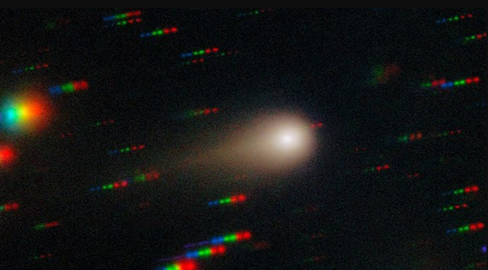 O 3I/ATLAS tem características muito diferentes dos cometas comuns, o que desperta a curiosidade dos cientistas — Foto: International Gemini Observatory