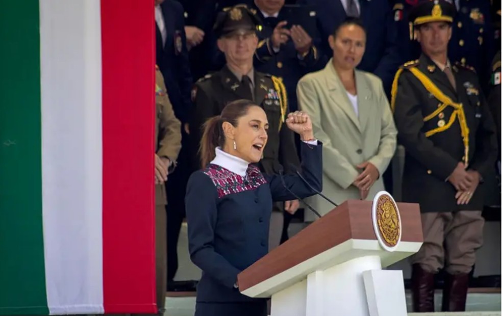A lei aprovada no México é uma iniciativa do governo de Claudia Sheinbaum — Foto: Getty Images via BBC News