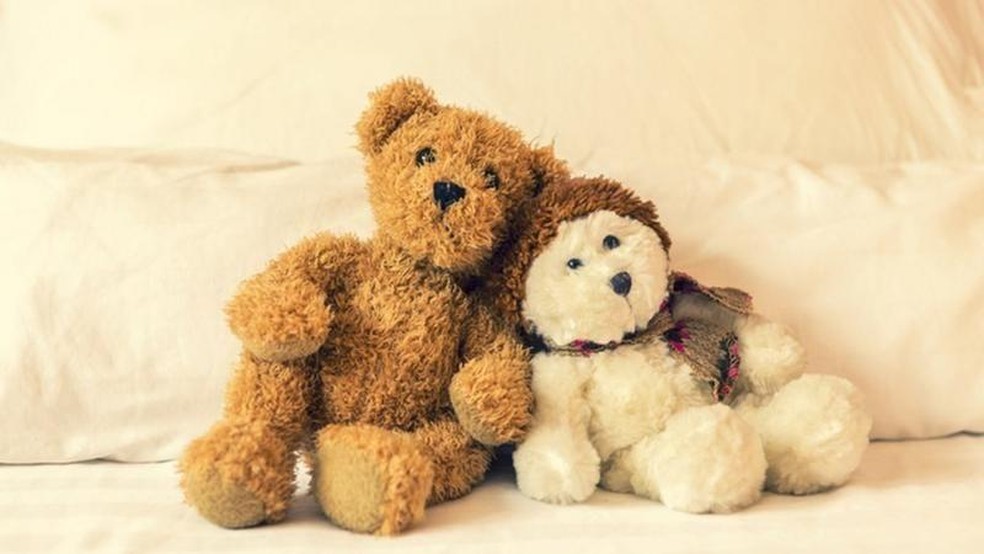 Bichos de pelúcia acumulam poeira e ácaros, gatilhos importantes das crises de rinite — Foto: BBC News fonte