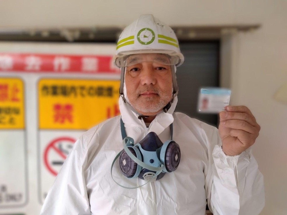 Norberto Mogi, brasileiro pioneiro na área de demolição — Foto: BBC News fonte