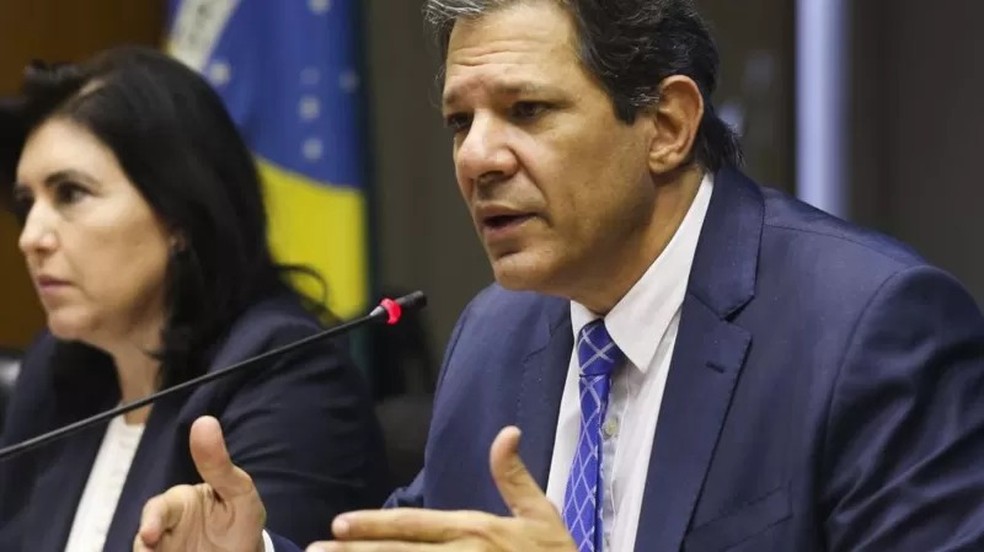 Ministro da Fazenda, Fernando Haddad, afirma que governo irá aprovar reforma tributária em outubro — Foto: Valter Campanato/Agência Brasil